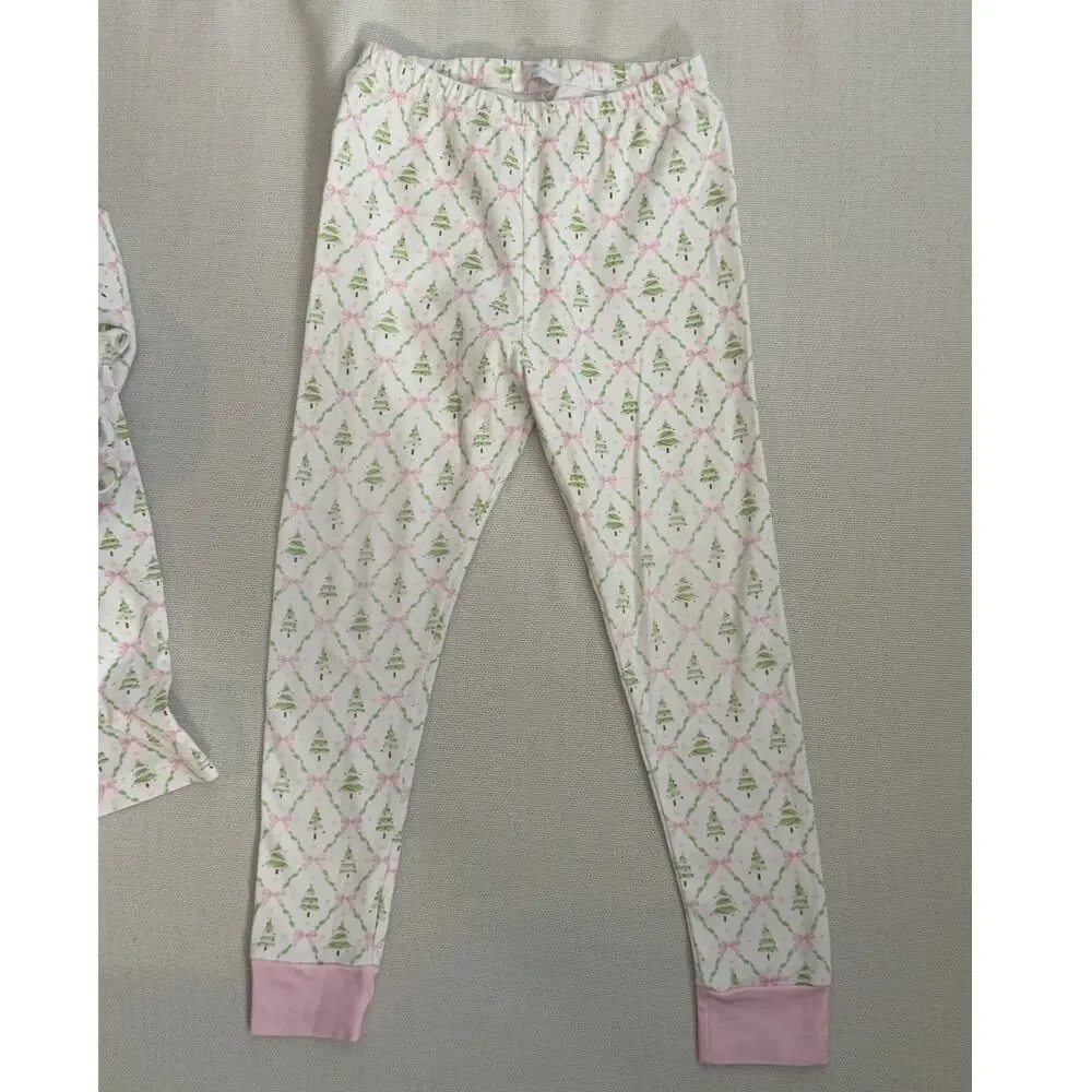Baby Loren Pima Cotton Christmas Pajamas size 6